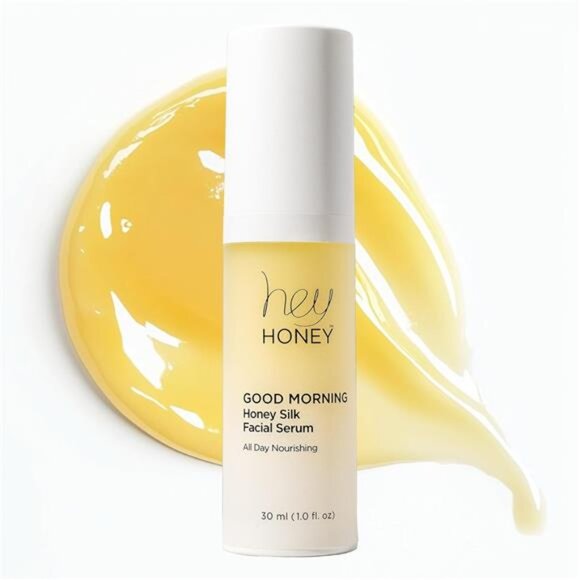 Honey Silk Facial Serum | Anti-Aging Vitamin C & Acid Serum for Radiant Skin 1oz - Picture 1 of 6